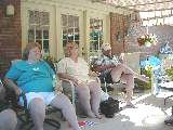 Sandy Sayger; Don Sayger; Family reunion at George s house